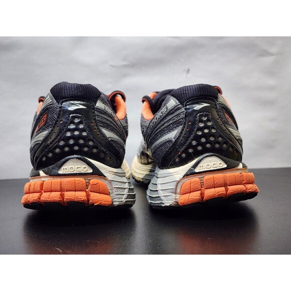 Brooks Adrenaline GTS 14 Gray/Orange Mens Size US 9 1101581D081 Running Shoes - Picture 6 of 12